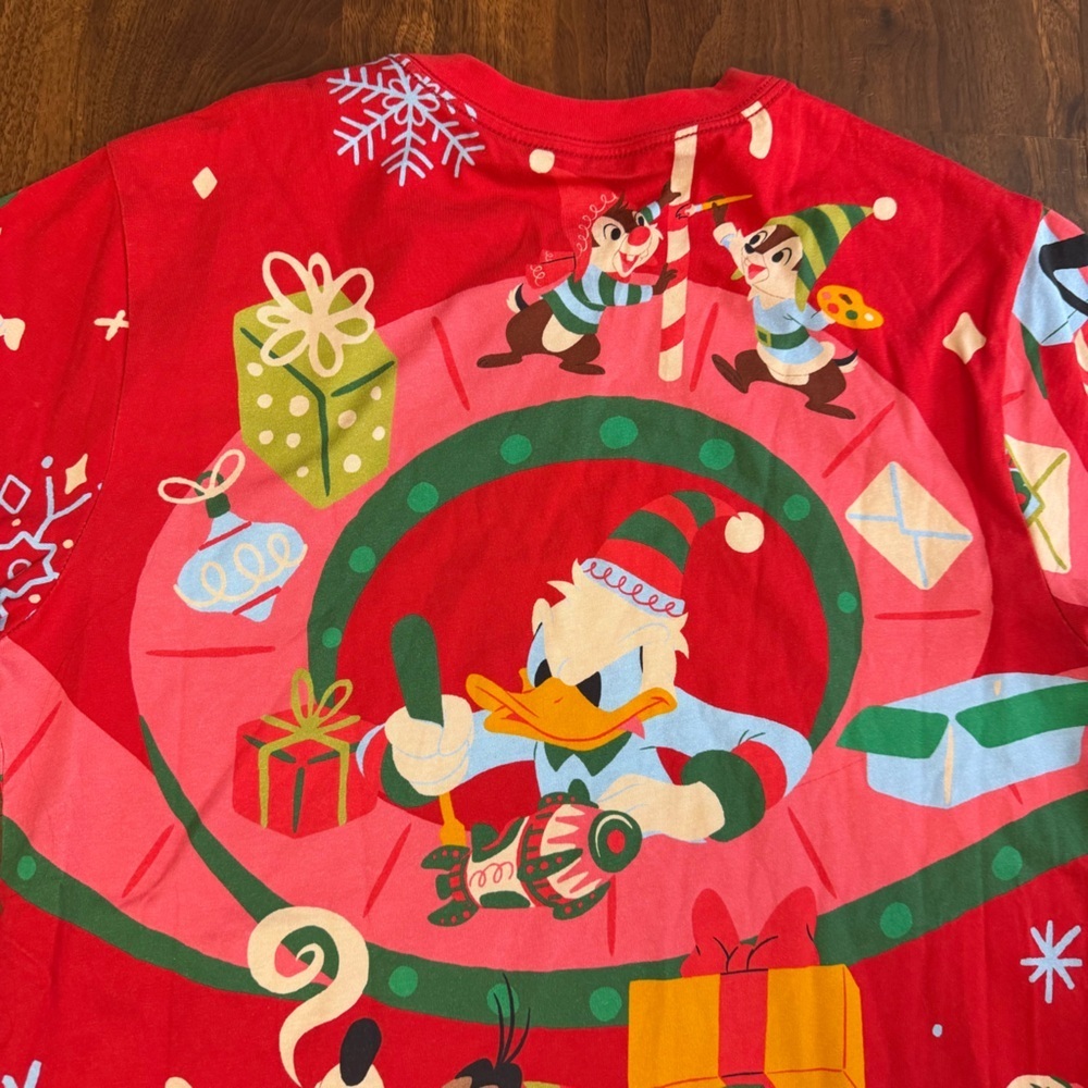 Disney Cruise Exclusive Christmas Mickey & Friends Elf Shirt - Picture 5 of 8